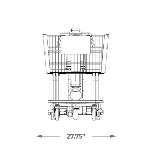 XL Motorized Shopping Cart Amigo Mobility