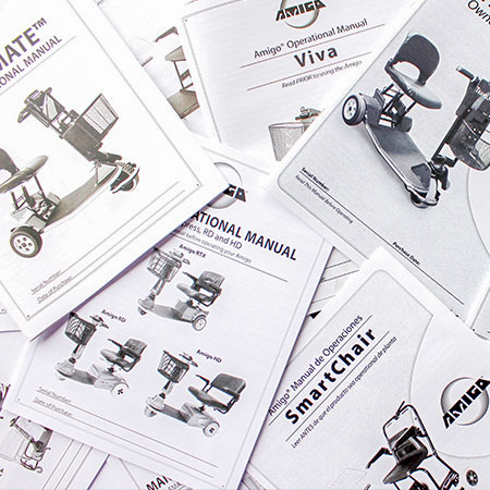Amigo owners manuals