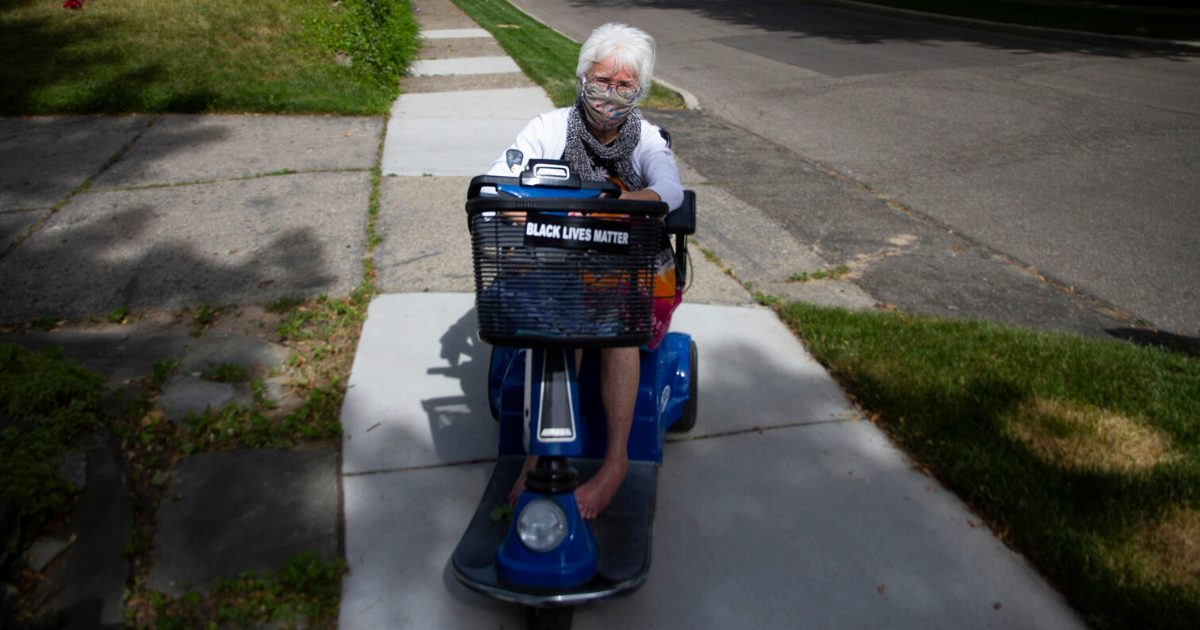 Patricia Lay-Dorsey Staying Busy During COVID Going for Her Morning Ride