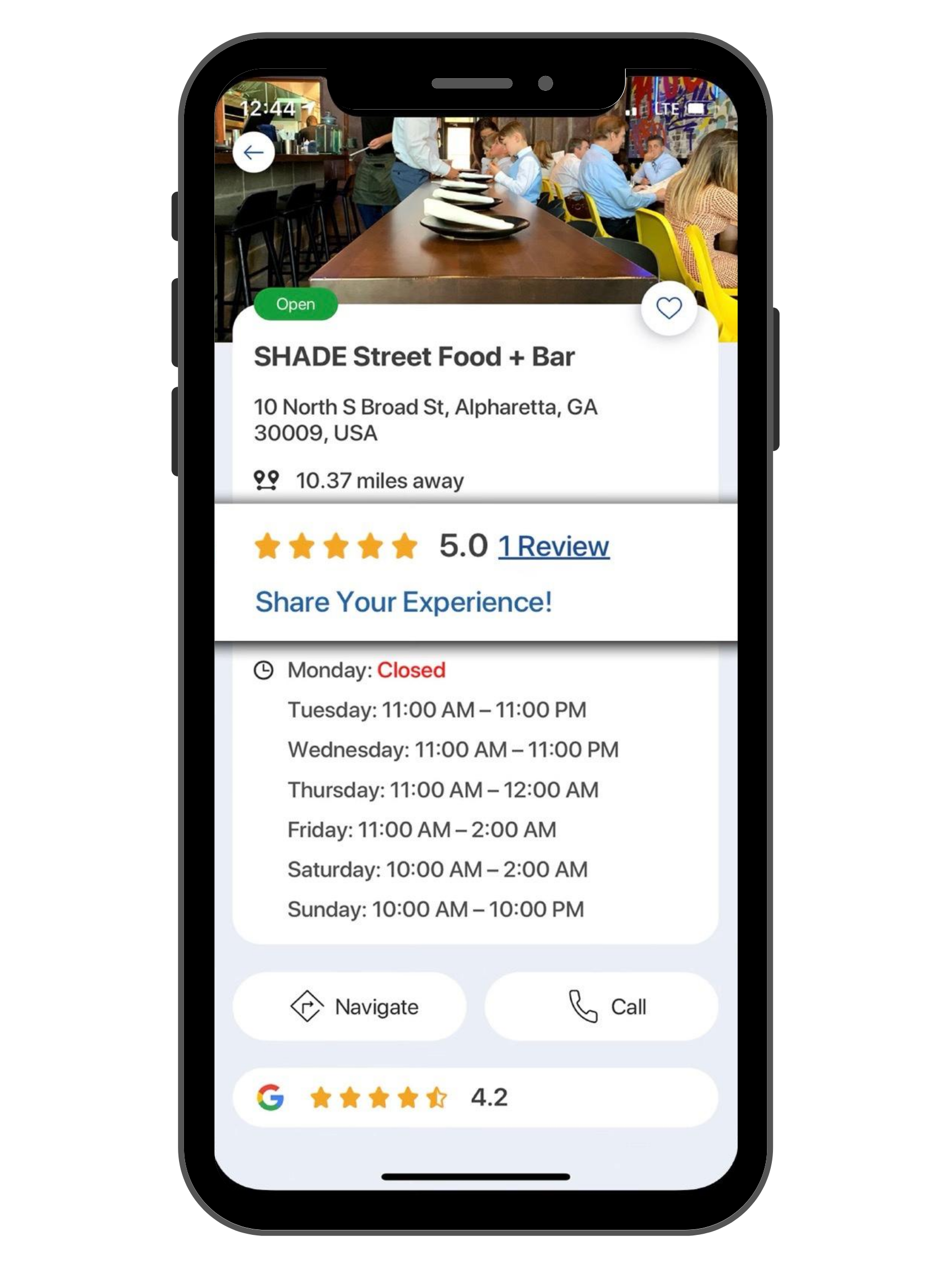 Handicapped Accessible Phone App Screen - iAccess Life