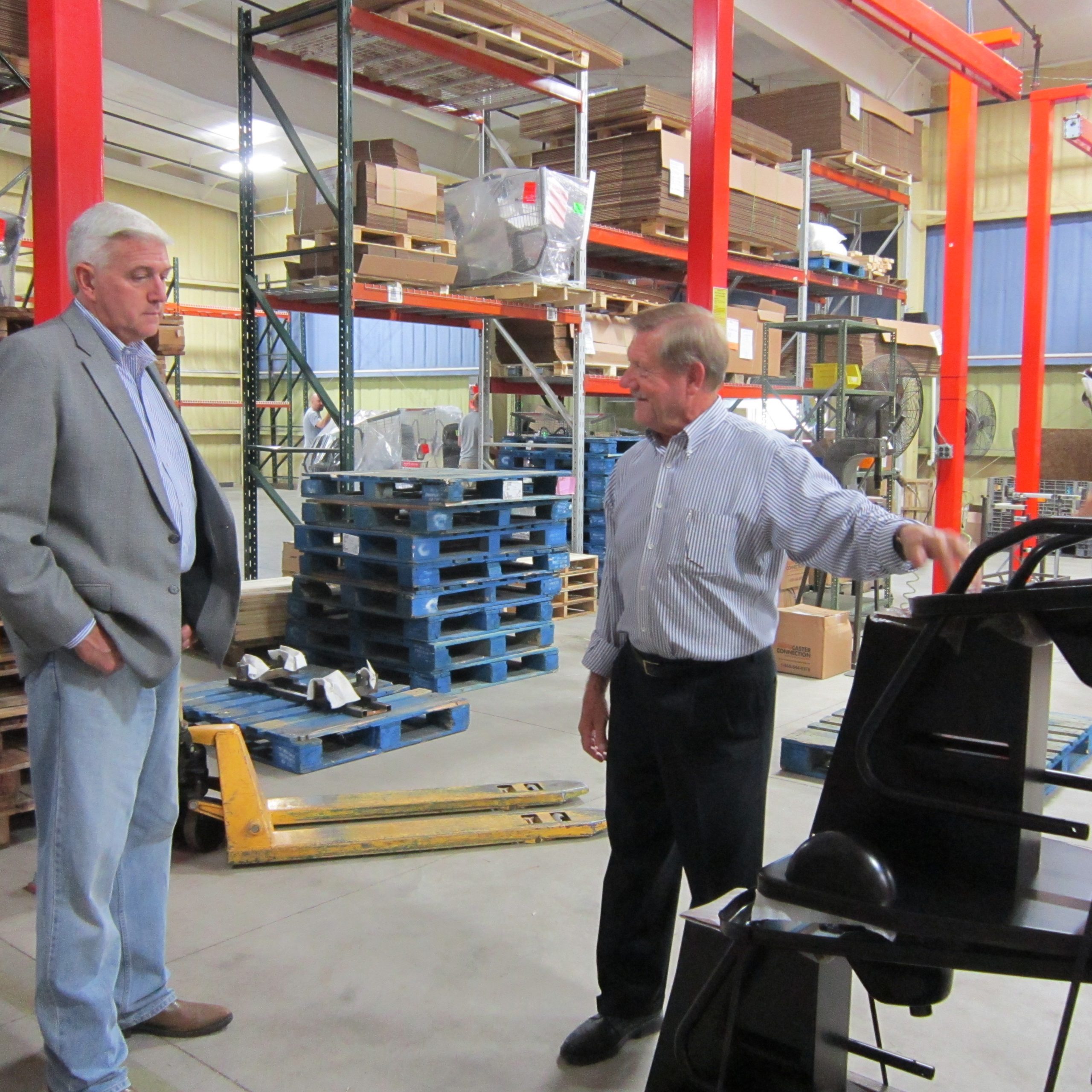 Ken Horn Visit - Facilities Tour