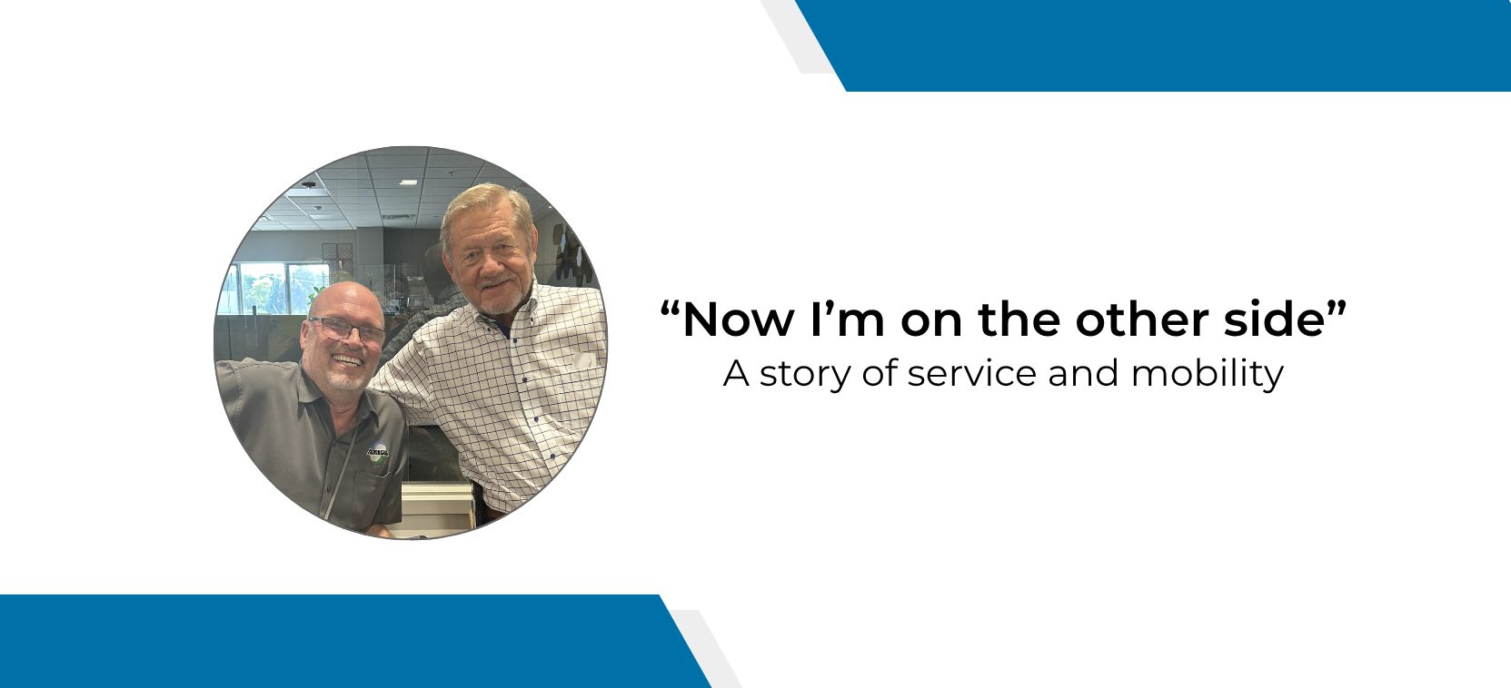Cover photo for ‘Now I’m on the other side’: A story of service and mobility