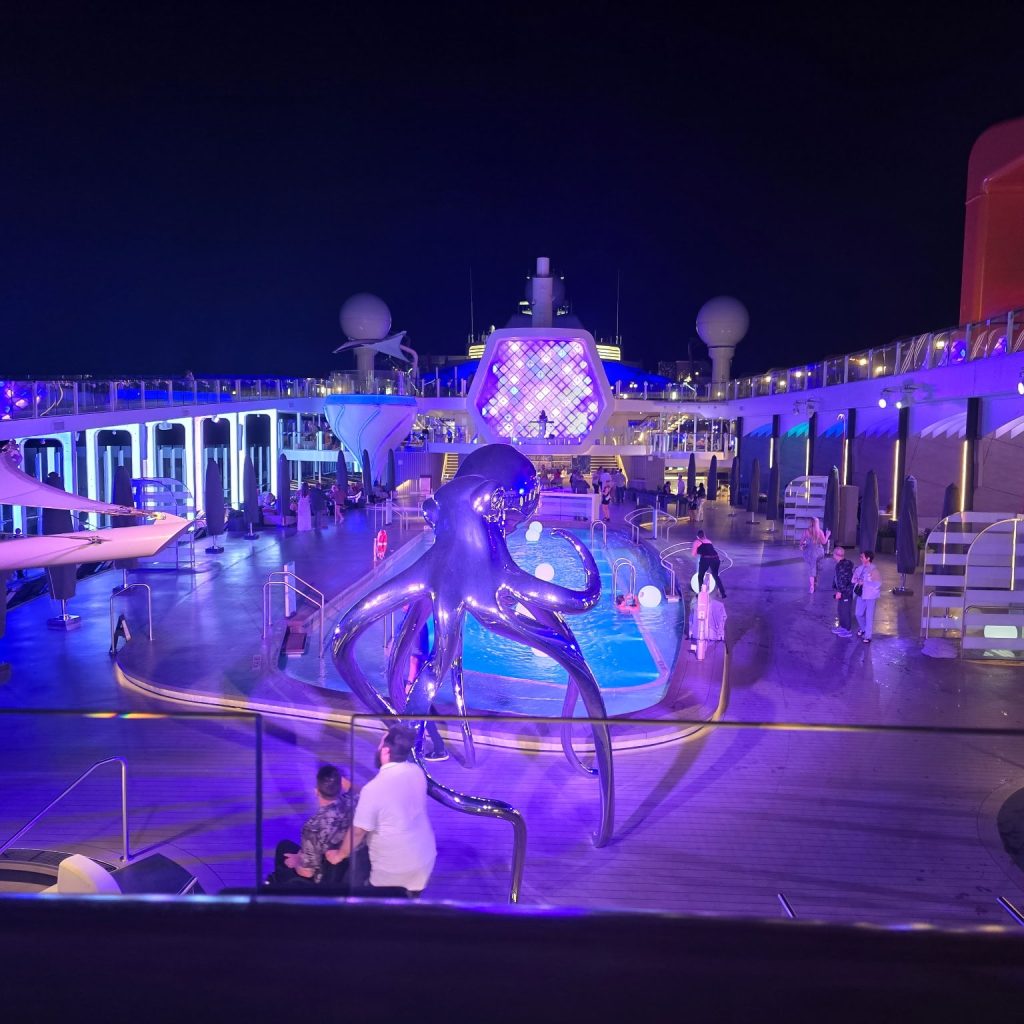 One of the many decks on the Celebrity Ascent.